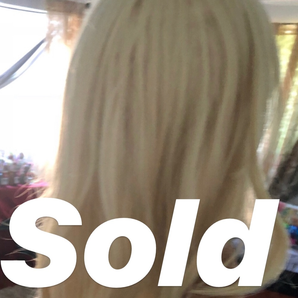 blond wig SOLD SOLD SOLD !!!!!